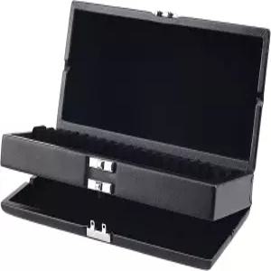오보에 리드 케이스 블랙 정품 가죽 2겹 40개용 습기로부터 보호