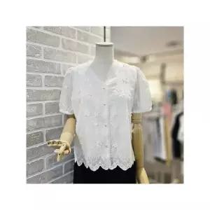 [레코브] LC31F8BL513X 플라워 반팔 블라우스_P431827521