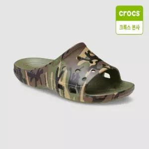 크록스 ( 본사) 새터데이 카모플라주 슬라이드 맨 아미그린/멀티 213312-3TC