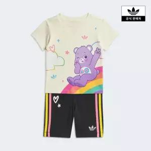 [아디다스키즈](신세계 사우스시티)[adidas kids] (A085-A100) adidas Care Bears 쇼츠 티 세트 (KS4226)
