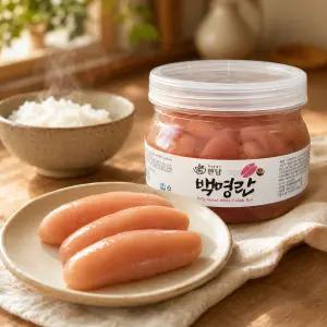 저염 백명란 명란젓 300g 명란젓갈 한담