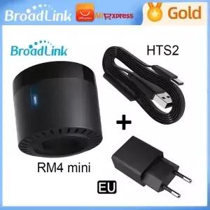 브로드링크 RM4 미니 IR TV 센서 온도 HTS2 WiFi 스마트 컨트롤러 프로그래밍 가능한 학습형 리모컨