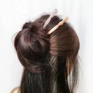 올림머리 비녀 뒤꽂이 스크류 헤어핀 여성 한복 데일리 전통 머리 장식 액세서리