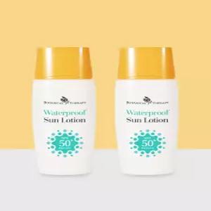 보타니컬테라피 물놀이 워터프루프 썬로션 유기자차 50ml, 2개