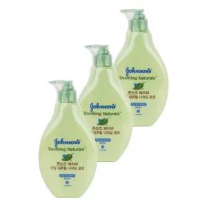 존슨즈 아이 베이비 수딩 내추럴 너리싱 로션 400ml 3개 보습 아기 화장품 유아로션