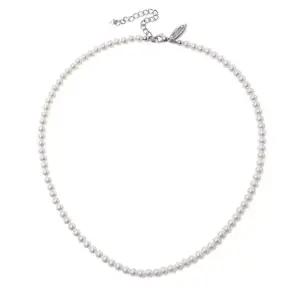 여자목걸이 목걸이추천 크리스탈 N041 오스트리아 진주 목걸이 4mm