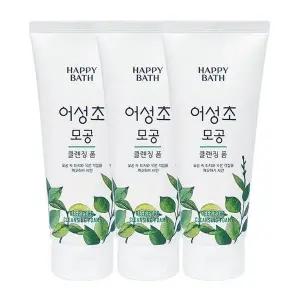[셀러허브]해피바스 어성초 모공 클렌징폼 200g x3 (S12261744)