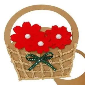 카네이션바구니 110개 카네이션카드 어버이날카네이션 핸드메이드카드 입체카드 만들기