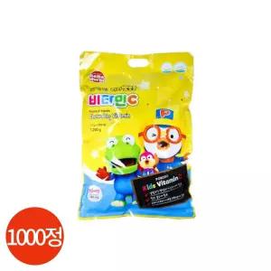 뽀로로 복숭아맛 유아 비타민C 1000정 업소용