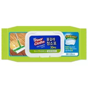 sh) 태광 물걸레청소포 실속 대형 30매 청소포 1회용 리필형 부직포 청소물티슈