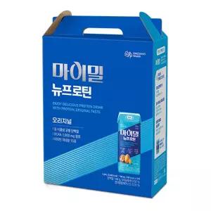 마이밀 마시는 뉴프로틴 오리지널 190ml x 16팩단백질 음료 딘드링크 영양식 식사대용 어르신선물 요양원선
