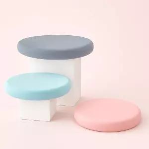 원형 스툴 메모리폼 방석 시원한 쿨링 아이스 의자 쿠션 카페 사무실 여름 3color
