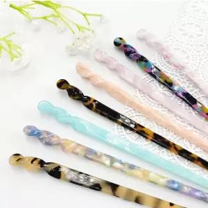 올림머리 헤어 핀 비녀 업스타일 뒤꽂이 스크류비녀 cia45Bzz