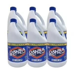 유한락스 레귤러 2L 6개