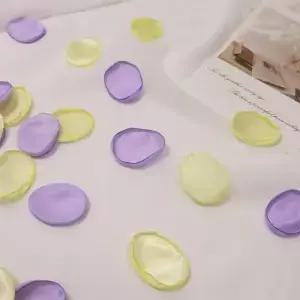 100개/봉지 장미 꽃잎 웨딩 액세서리 부케용 장식 실크 결혼식 DIY 공예