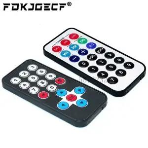 MCU 학습 보드 IR 원격 제어 적외선 디코더 프로토콜 아두이노용 38khz MP3 블랙/화이트