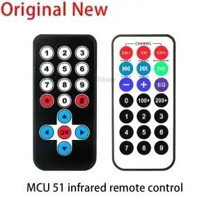 범용 IR 적외선 원격 컨트롤러 익스텐더 학습 21 키보드 무선 TV 박스 MP3 플레이어 MCU 51
