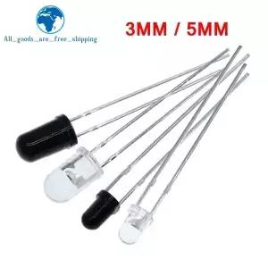 TZT 10/20/50개 3mm 940nm LED 적외선 발광체 및 IR 수신기 301A 아두이노용
