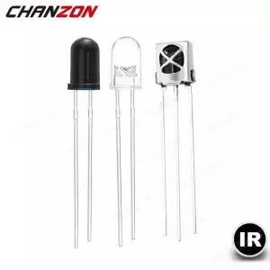 IR 발광 다이오드 키트 송신기 리시버 적외선 이미터 포토트랜지스터 모음 세트 램프 전구 5mm 940nm LED