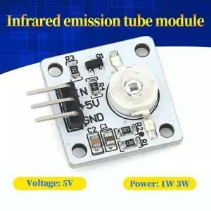 5V 고출력 적외선 송신기 모듈 리모컨 940nmLED 스마트 가구 1W 3W 45MIL