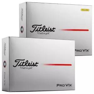 타이틀리스트 PRO V1X 골프공 2025년 12개입 1더즌