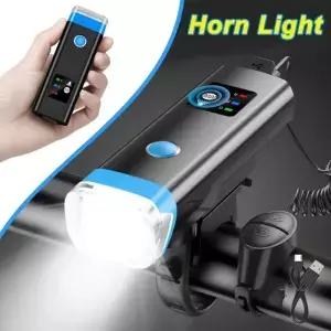 USB 충전식 자전거 경적 조명 전면 LED 손전등 Mtb 사이클링 램프 전기