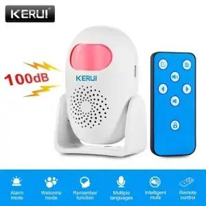 KERUI M120 스마트 동작 감지기 알람 PIR 적외선 방지 웰컴 차임 초인종 차고 상점 가정 용