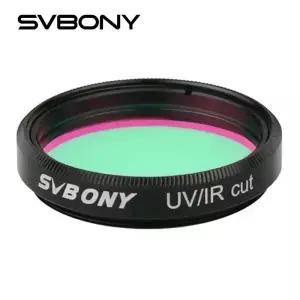SVBONY 망원경 필터 UV IR 컷 1.25/2인치 나사 적외선 CCD 카메라 및 접안 렌즈와 천문