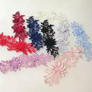 레이스 칼라 자수 아플리케 목걸이 DIY 바느질 장식 공예 웨딩 드레스 액세서리 스크랩북 3D 플라워 신상