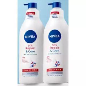 니베아 SOS 리페어 앤 케어 바디로션 400ml, 2개