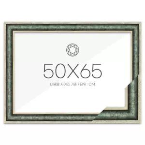 50x65 프리미엄 보석십자수 패브릭형 액자 앤틱카키 아크릴 보호필름-스티커판 포함