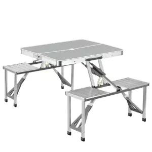 일체형 테이블 접이식 폴딩 의자 알류미늄 파라솔 캠핑 야외 여행