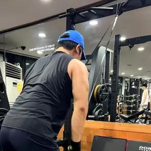 턱걸이밴드 파랑 헬스용품 풀업 철봉 6단계