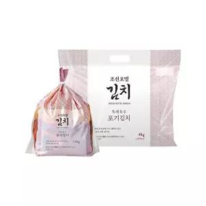 피코크 조선호텔 특제육수 포기김치 4kg + 총각김치 1.5kg 128495