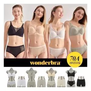 원더브라 여성 제로와이어 브라팬티 4세트+네모팬티 4종 812185