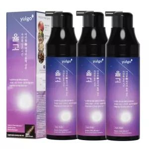 (3개 세트) 율고 자연을 담은 시간 순한 새치 염색샴푸, 200ml X 3개