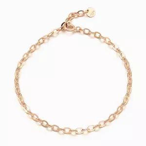 [로이드](센텀시티점)14K 데일리 할로우 체인 팔찌 LWB17019G