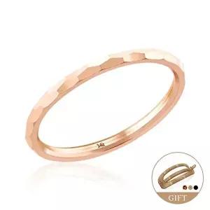 [비앤비골드](8월베스트) 14K 웨이브 컷팅 할로우링 반지 NPR24435