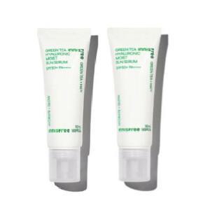 이니스프리 그린티 히알루론산 수분 선세럼 50ml+50ml (AD)