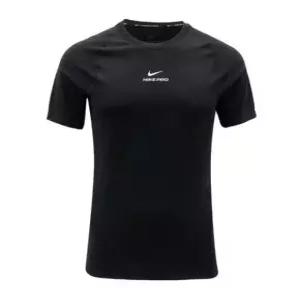 M 나이키반팔티 ZQC HV0410-010 프로 트레이닝 남성 Dri-FIT 반팔 탑