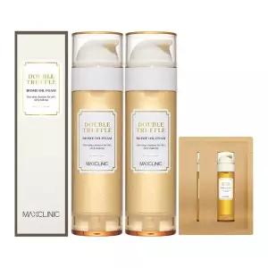 [하프클럽/맥스클리닉]맥스클리닉 오일 폼 클렌징 더블 트러플 바이옴 110g 2개+샘플2개