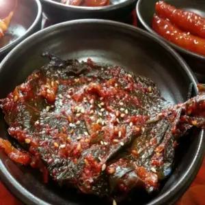 아이스팩포장 500g 양념깻잎장아찌 잘 삭혀진 깻잎 식품 신선식품 하니