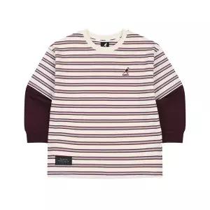 [캉골키즈](광주신세계)뉴 레이어드 스트라이프 티셔츠 SC 0211 아이보리 (ASCCRT02110IV)