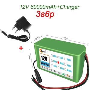 3S3P-3S8P 리튬 배터리 팩 18650 BMS 충전기가 있는 낚시 자전거용 충전식 12V 3S5P 대용량