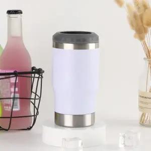 Jdt 보냉 맥주병 캔쿨러 420ml 화이트 맥주텀블러