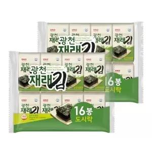 삼육김본사 광천 재래김 도시락김 4g 32봉 493600