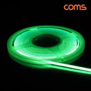 LED 줄조명 슬림형 DC 12V 초고휘도 슬림형 LED바 5M Green 초록 너비 5mm
