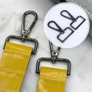 가방끈 부자재 D링 고리 흑니켈 32mm 2P