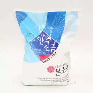 동해바닷물 한주소금 본소금 3kg 식자재 식당재료 가공식품 양념 조미료 향신료 천일염 소금 스프 본