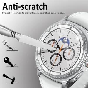 삼성 갤럭시 워치 8 7 6 5 4 클래식 44MM 40MM 스크린 보호 강화유리 (삼성 워치 울트라 2025 호환)